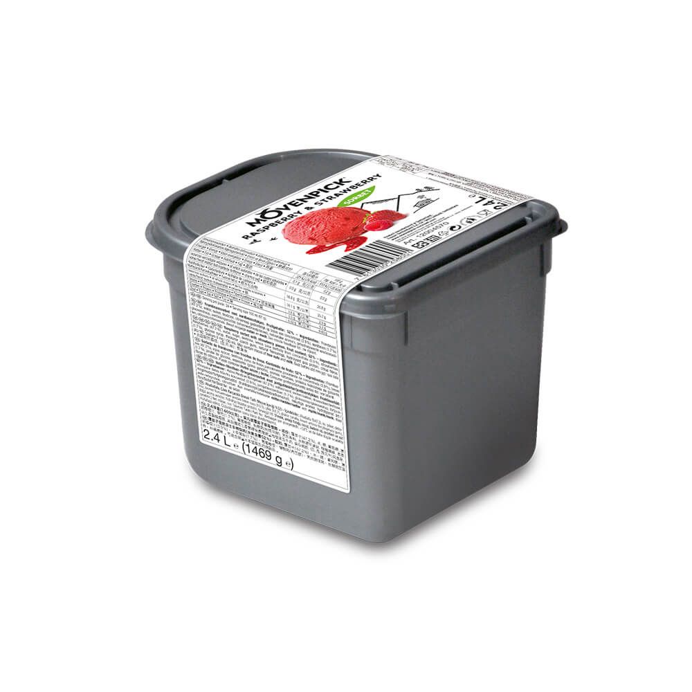 Mövenpick Ahududu & Çİlek Sorbe 2400 ml X2 Ad
