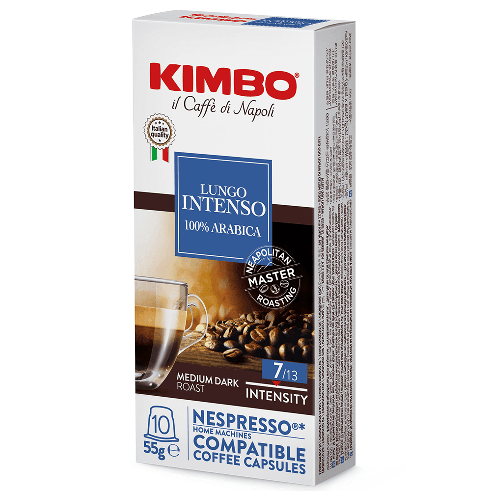 Kimbo - Nespresso Lungo %100 Arabica Kapsül Kahve 5,5 Gr x 10 Ad