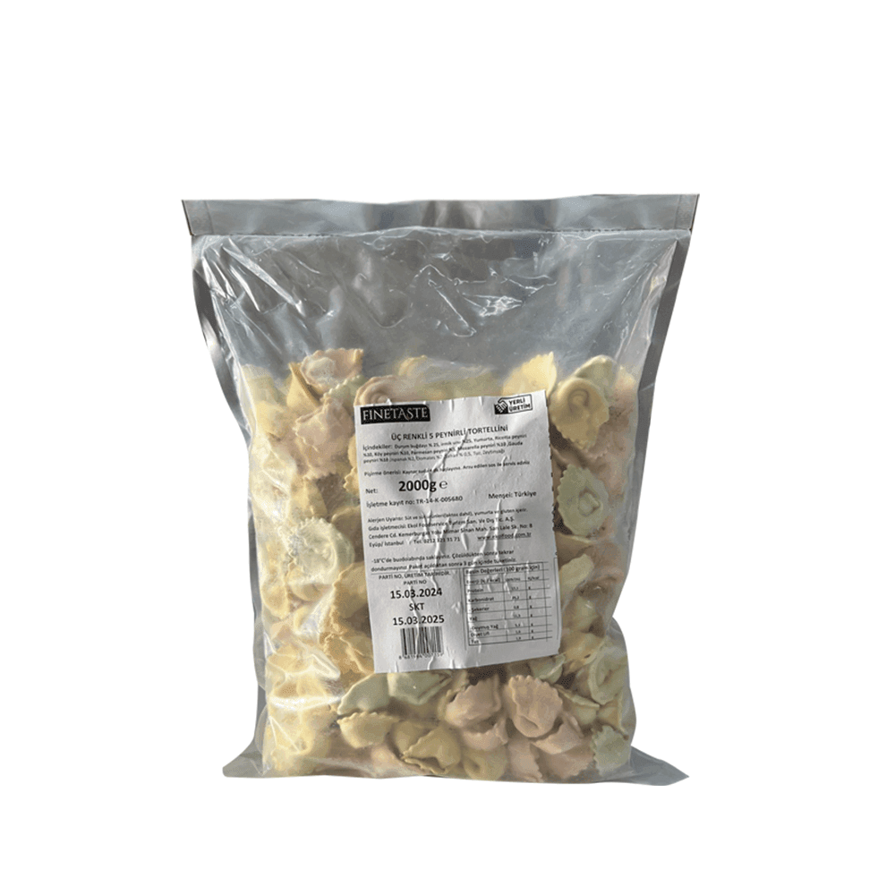 Finetaste - Tortellini 3 Renk 5 Peynirli 2 Kg