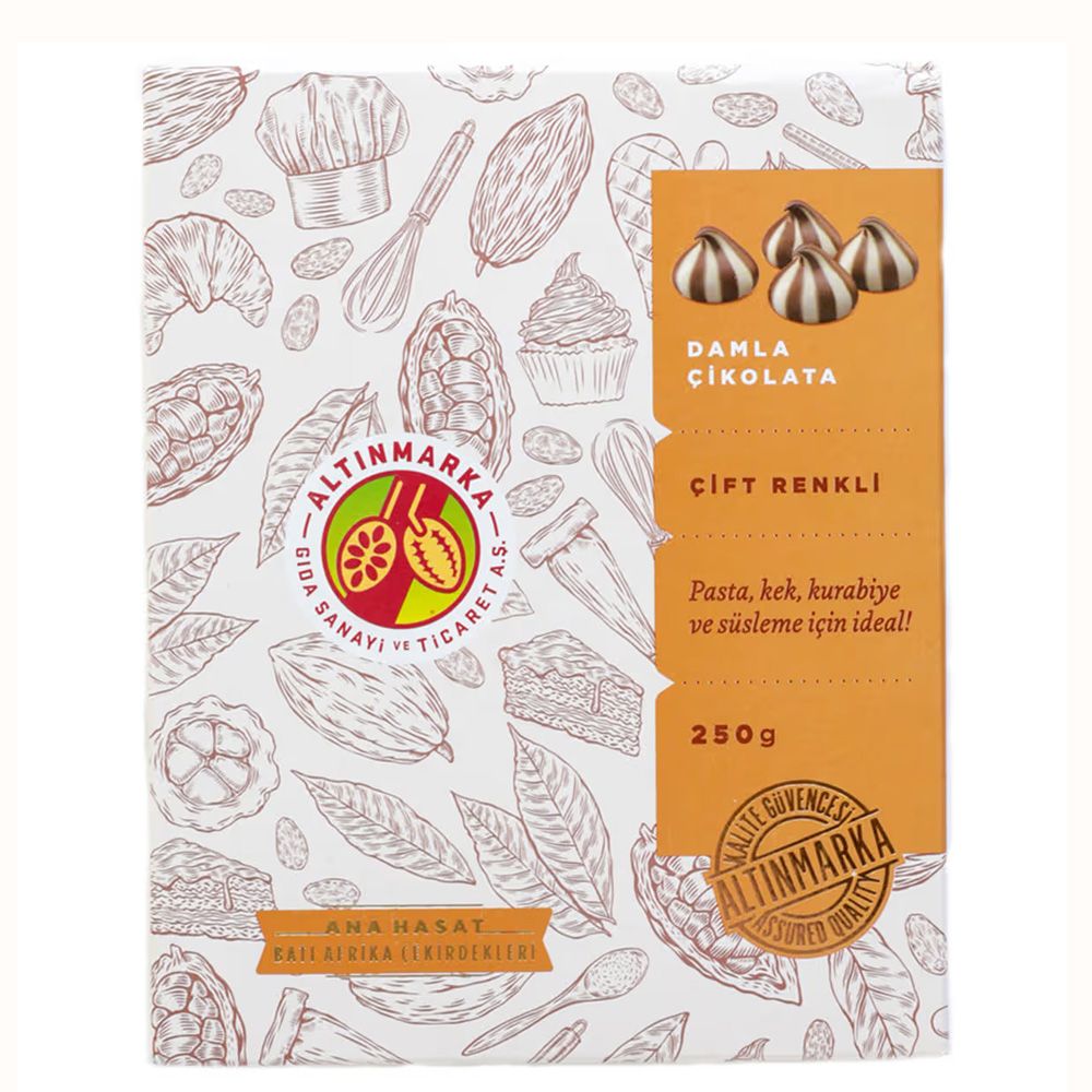 Altınmarka - ALT135 Çift Renkli Çikolata  250 Gr x 12 Ad