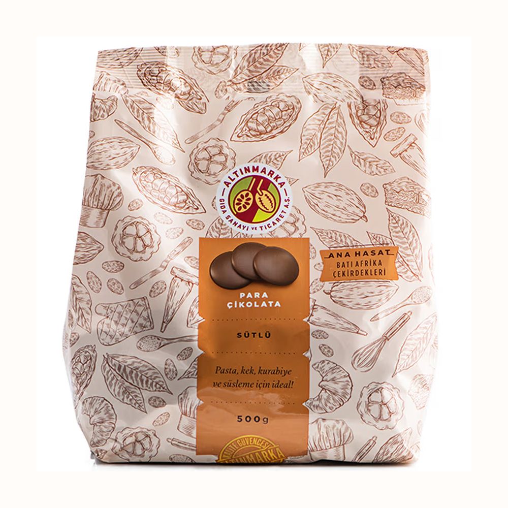 Altınmarka - ALT70 Sütlü Para Çikolata 500 Gr X 12 Ad