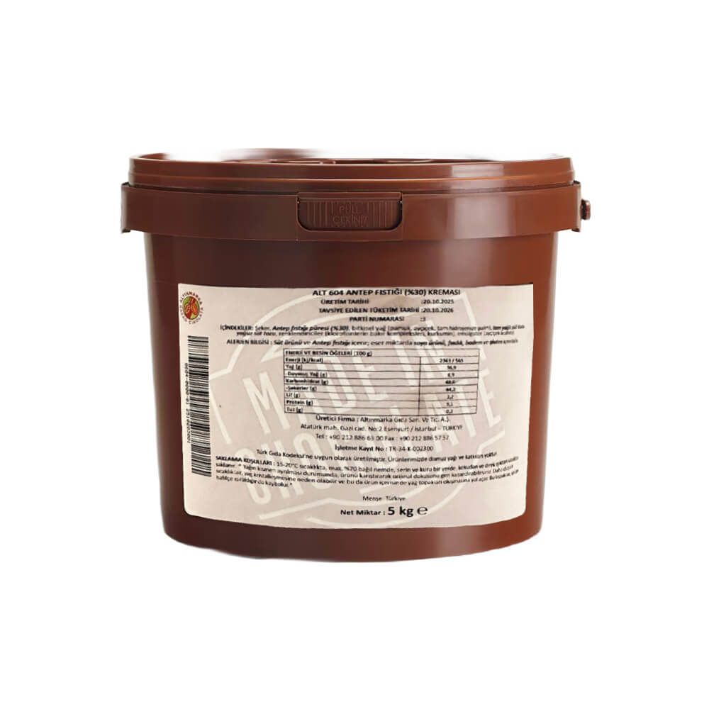 Altınmarka - Antep Fıstığı (%30)Kreması 5 Kg