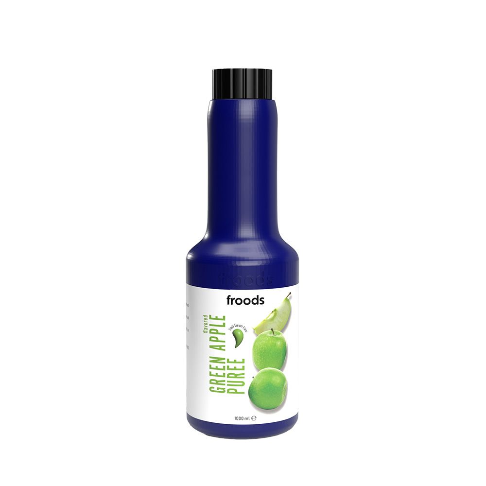 Froods - Yeşil Elmalı Püre 1000 Ml x 6 Adet