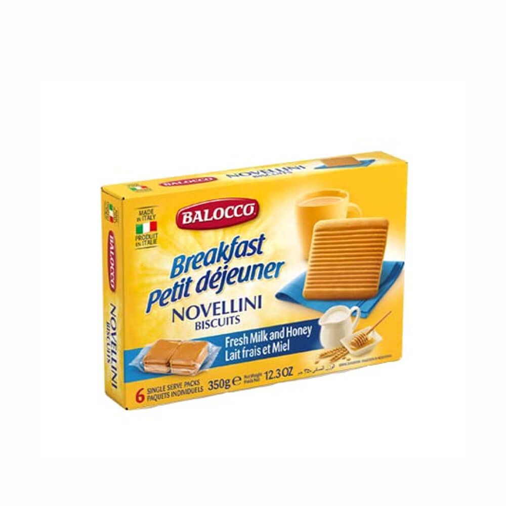Balocco - Novellini Sütlü ve Ballı Bisküvi 350 Gr