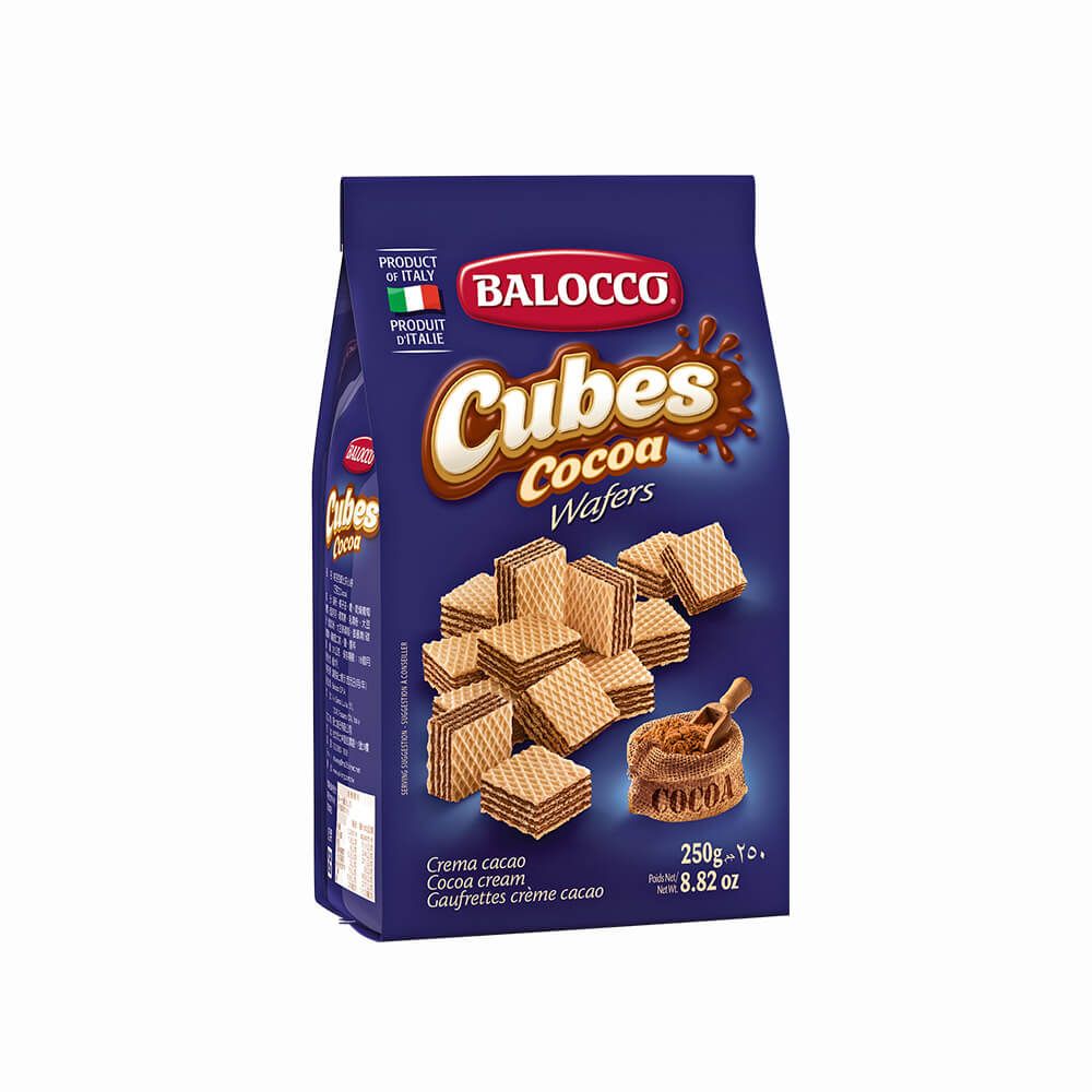 Balocco - Kakaolu Küp Gofret 250 Gr