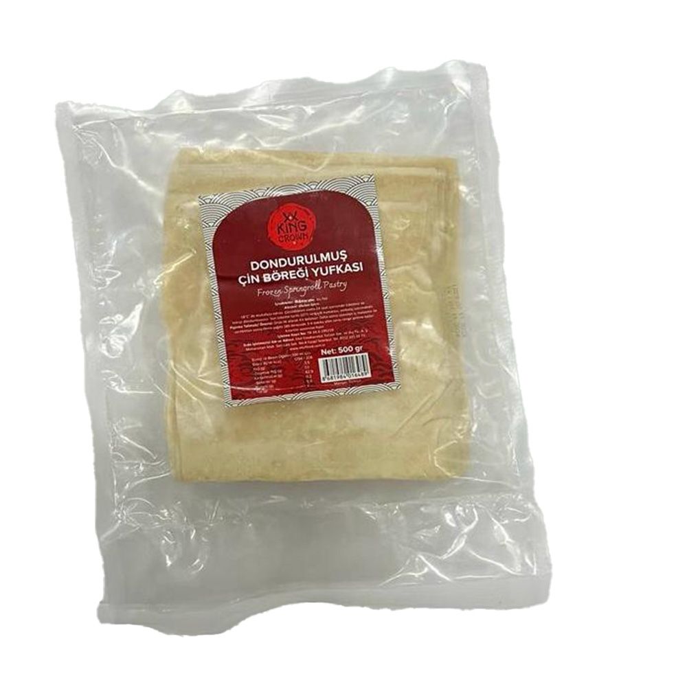 King Crown - Çin Böreği Yufkası  (Spring Roll)  500 Gr X 20 Pk