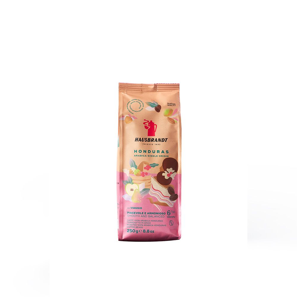 Hausbrandt - Honduras Arabica  Çekirdek Kahve 250 Gr x 10 Ad