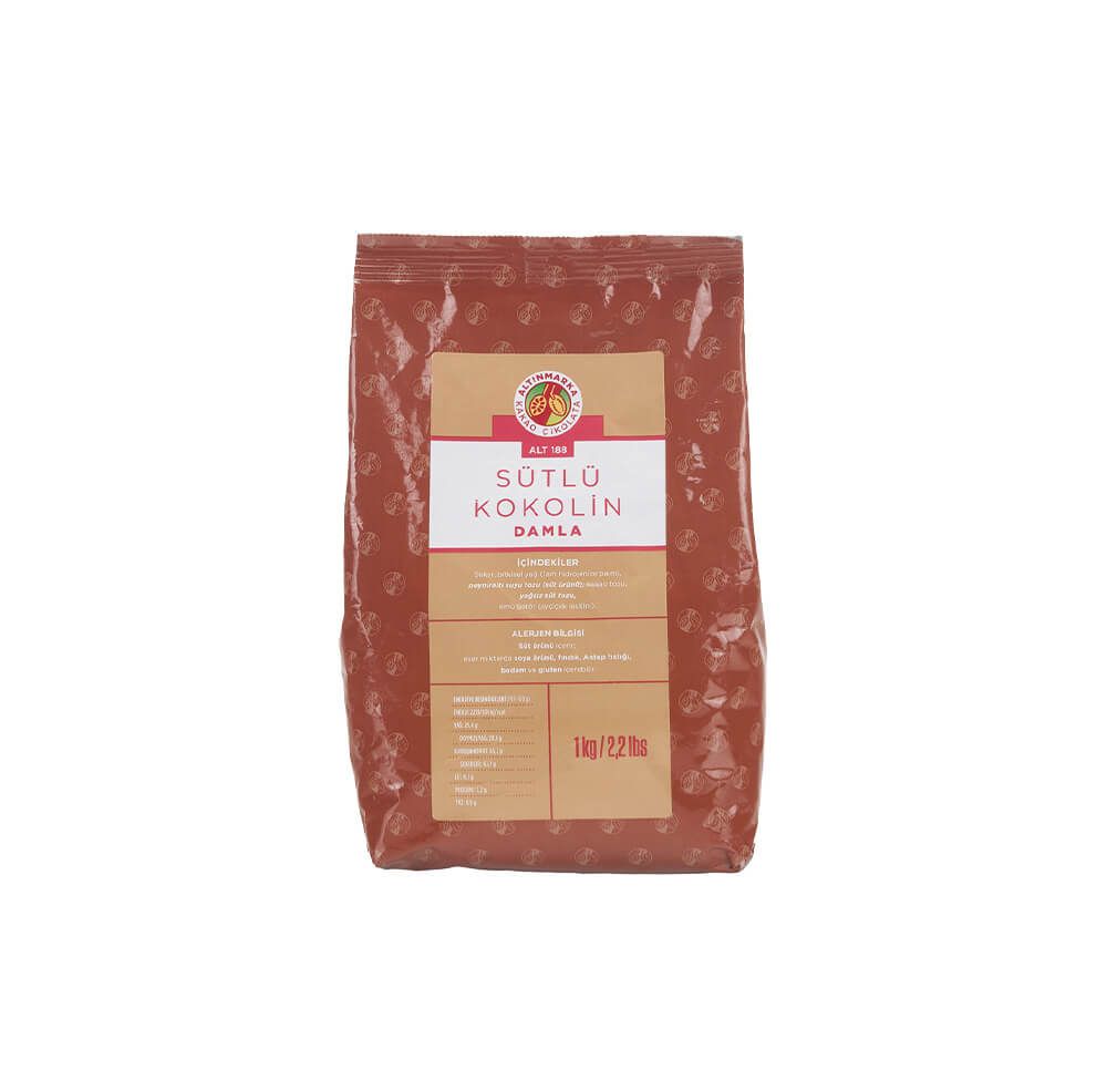 Altınmarka - Sütlü Damla Kokolin Çikolatalı 1 Kg x 12 Ad