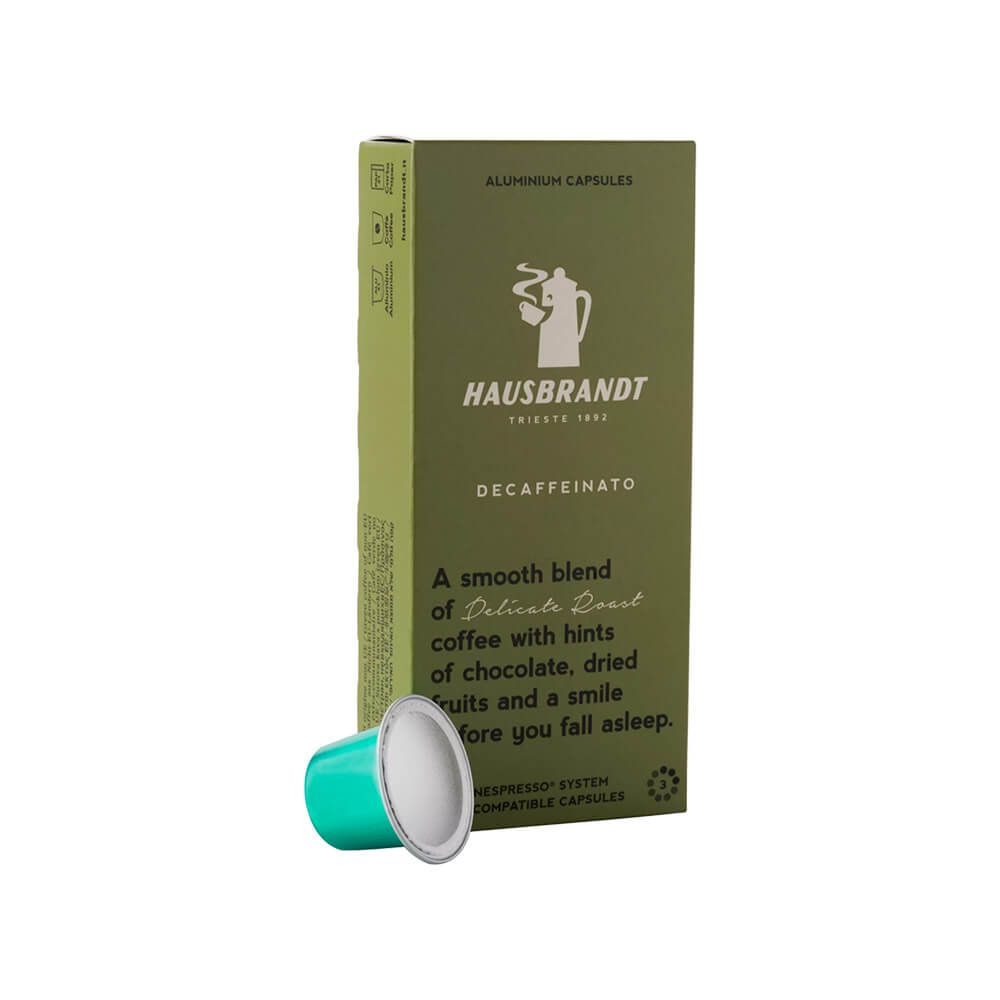 Hausbrand - DecafFeinato Capsule  Coffee (Kapsül Kahve) 50g  x 1 Pk x 10 Kapsül