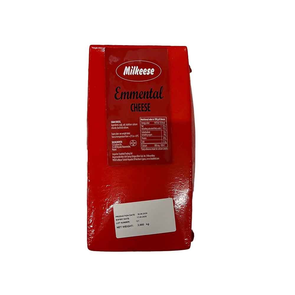 Milkeese - Emmental Cheese Loaf  Ort. 3,5 Kg x 4 Ad