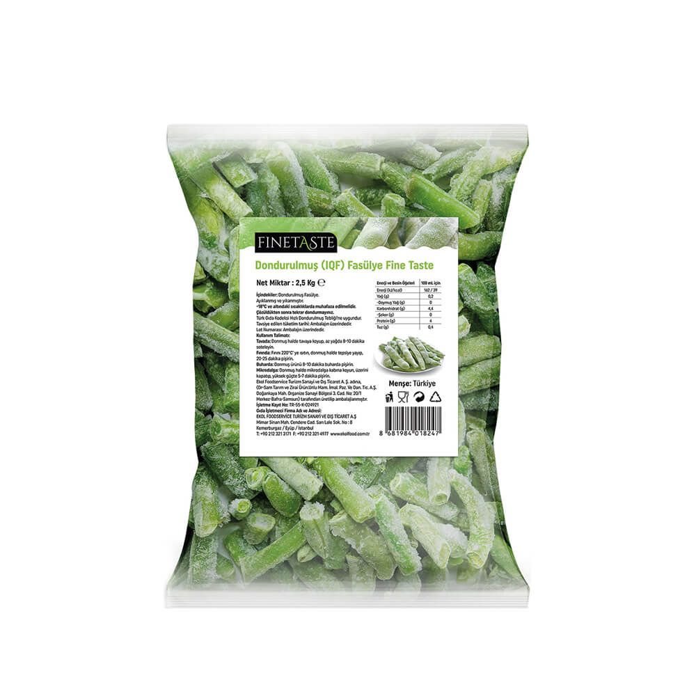 Finetaste - Dondurulmuş Fasülye 2,5 Kg