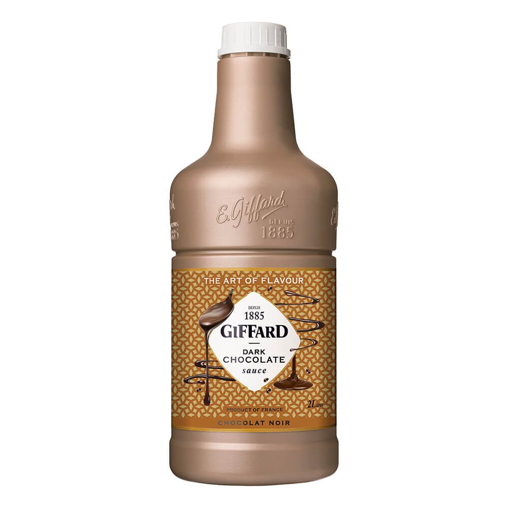 Giffard - Dark Chocolate Sauce (Bitter Çikolata Sosu) 2Lt x 4 Ad