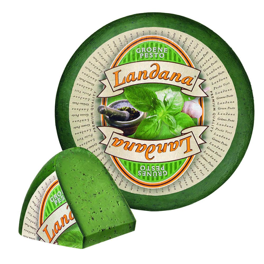 Landana - Green Pesto Cheese Whell (Yesil Pesto Teker) 4Kg x1Ad