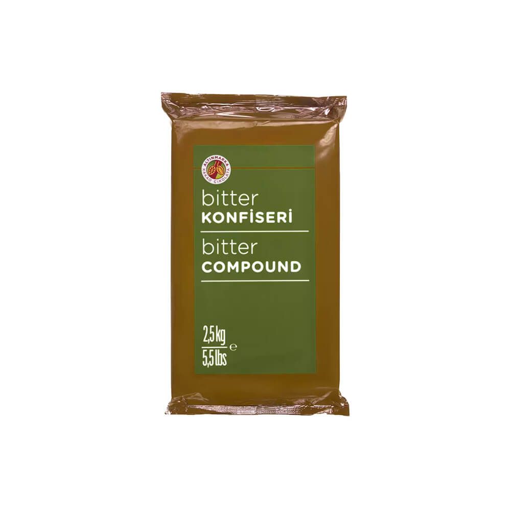 Altınmarka - Konfiseri (Blok) Bitter Çikolatalı 2.5 Kg x 10 Ad