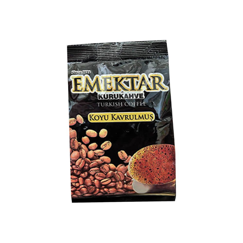 Emektar - Koyu Kavrulmuş  Türk Kahvesi  100gx10 Ad