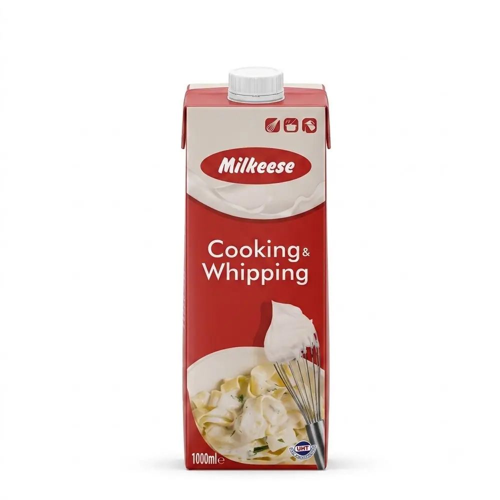 Milkeese - Milkeese Dual Çırpma ve Pişirme Kreması 1Lt X 12Ad