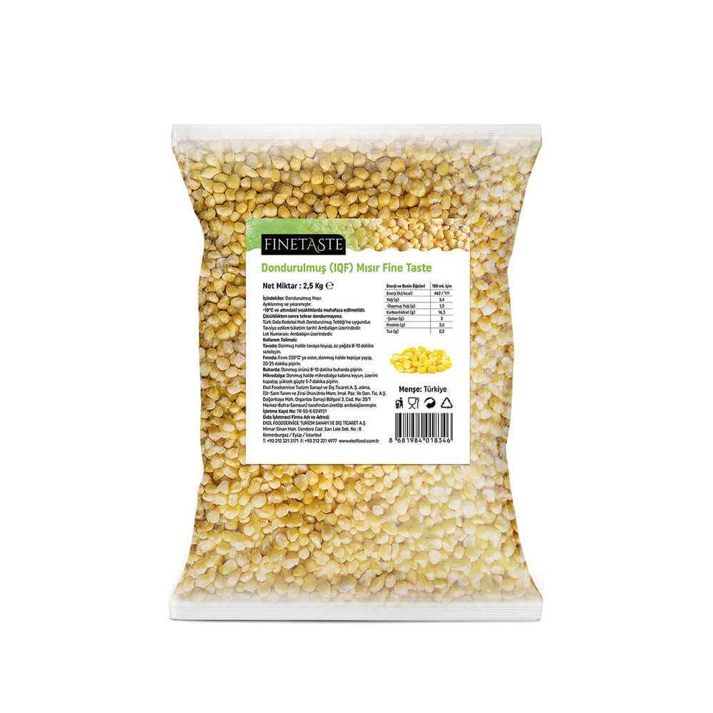 Finetaste - Dondurulmuş Mısır 2,5 Kg