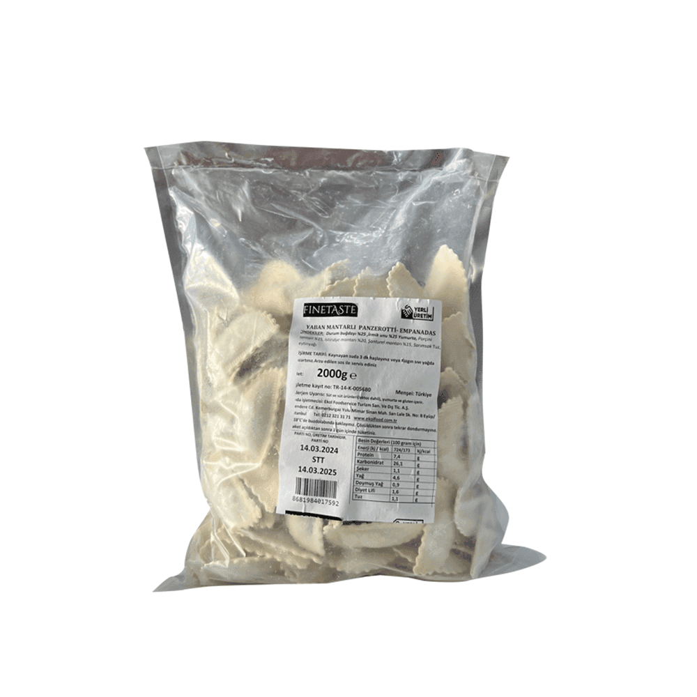 Finetaste - Ravioli Ispanaklı Ricottalı (5*5Kare) 2 Kg