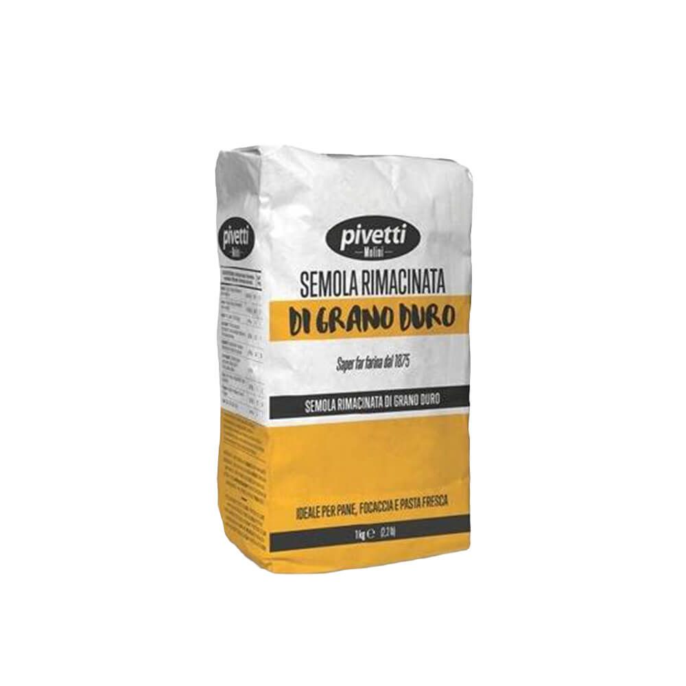 Pivetti - Semolina (Sert Durum Buğday İrmiği)  1 Kg x 10 Ad