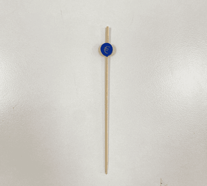Benefisha - Euro Logolu Mavi Kürdan 12 Cm x 50 Ad