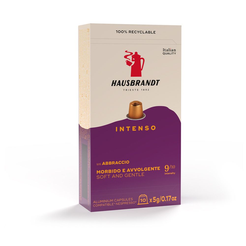 Hausbrandt - İntenso Kapsül Kahve 5 G x 10 Ad