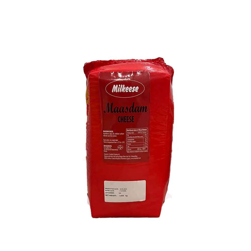 Milkeese - Maasdam Cheese Loaf Ort. 3,5 Kg x 9 Ad