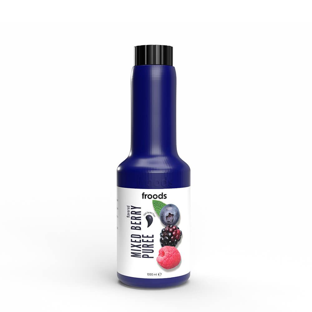 Froods - Karışık Kırmızı Meyveli Püre 1000 Ml x 6 Adet