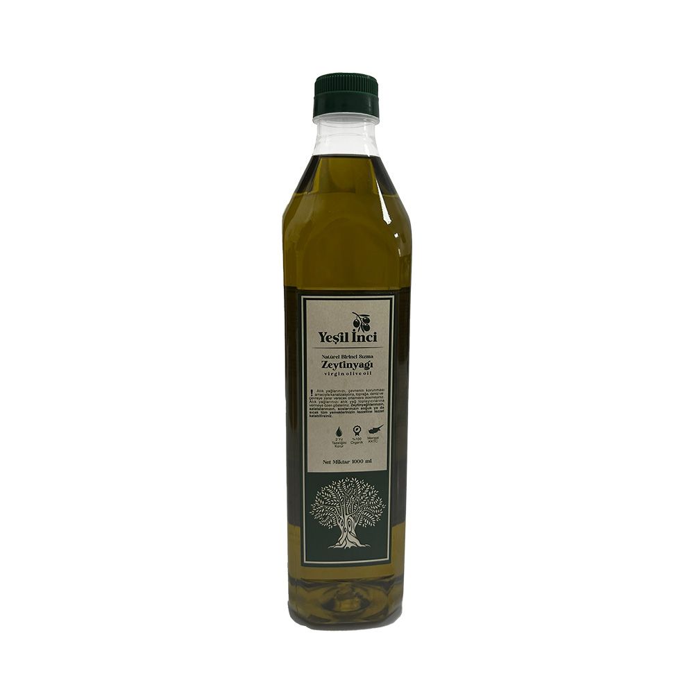 Yeşil İnci - Zeytinyağı  (Virgin Olive Oil)  1 Lt x 12 Ad (Pet)